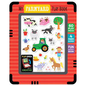 Product image 1 of My Farmyard Play Book, a sticker activity book for ages 3+, by Make Believe Ideas.