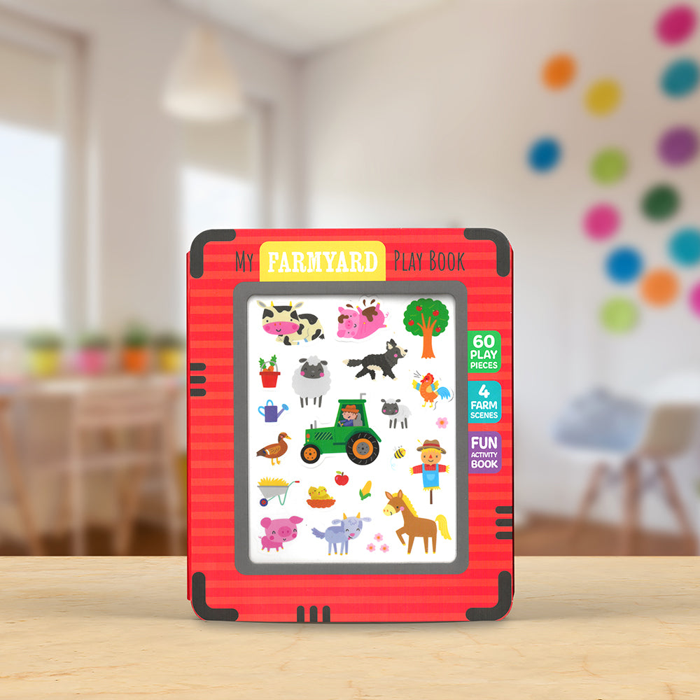 Product image 2 of My Farmyard Play Book, a sticker activity book for ages 3+, by Make Believe Ideas.