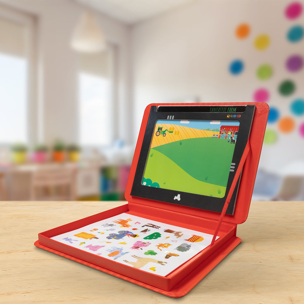Product image 3 of My Farmyard Play Book, a sticker activity book for ages 3+, by Make Believe Ideas.