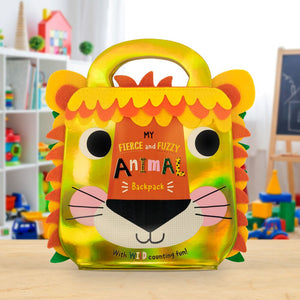 Product image 2 of My Fierce and Fuzzy Animal Backpack, a board book for ages 3+, by Make Believe Ideas.