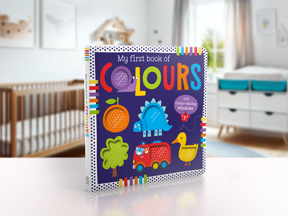 Product image 2 of My First Book of Colours, a board book for ages 0+, by Make Believe Ideas.