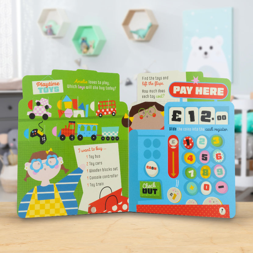 Product image 3 of My First Busy Shop, a board book for ages 0+, by Make Believe Ideas.
