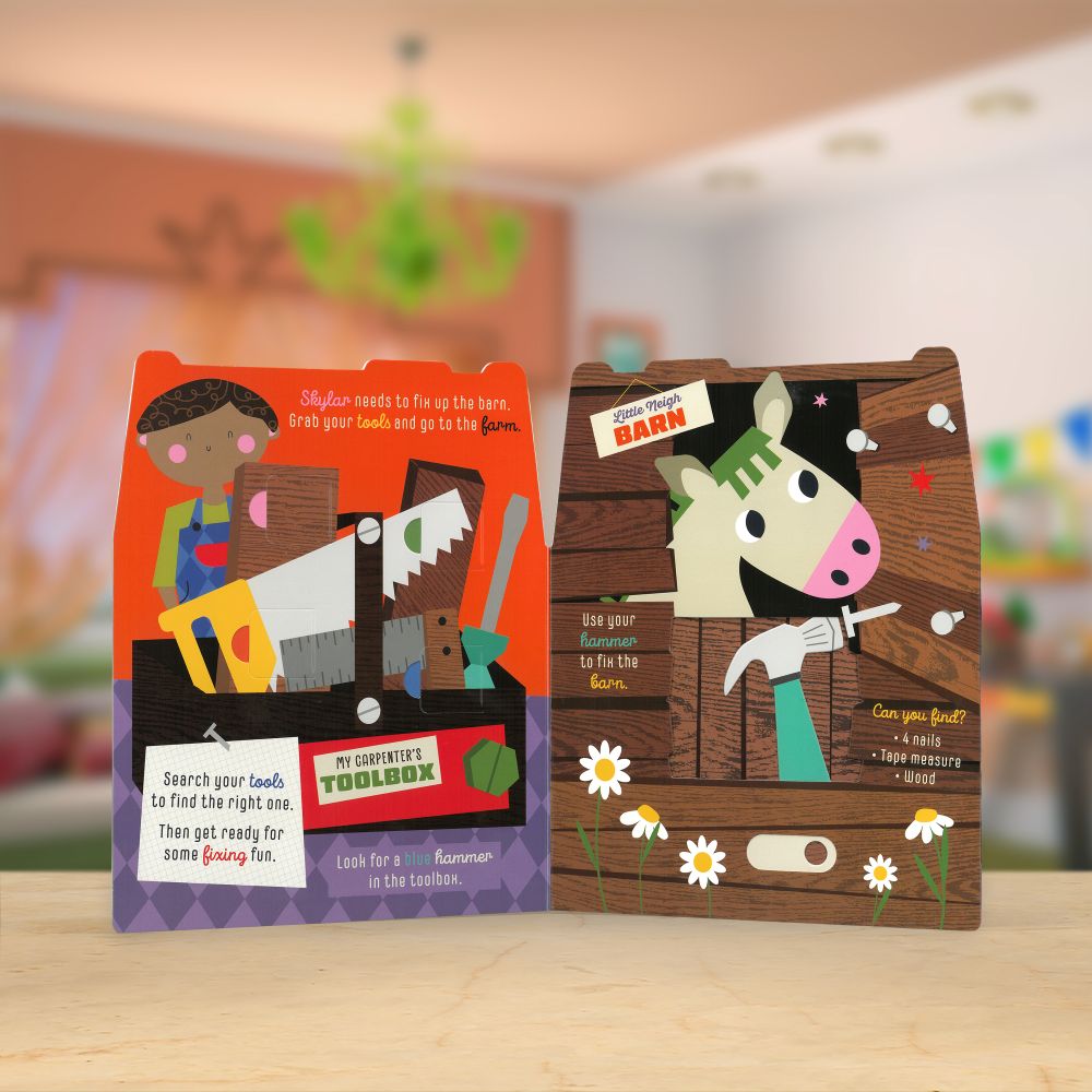 Product image 5 of My First Busy Toolbox, a board book for ages 0+, by Make Believe Ideas.
