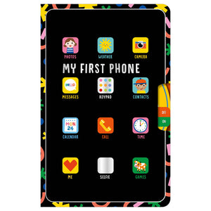 Product image 1 of My First Phone, a board book for ages 0+, by Make Believe Ideas.