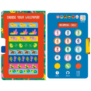 Product image 2 of My First Phone, a board book for ages 0+, by Make Believe Ideas.