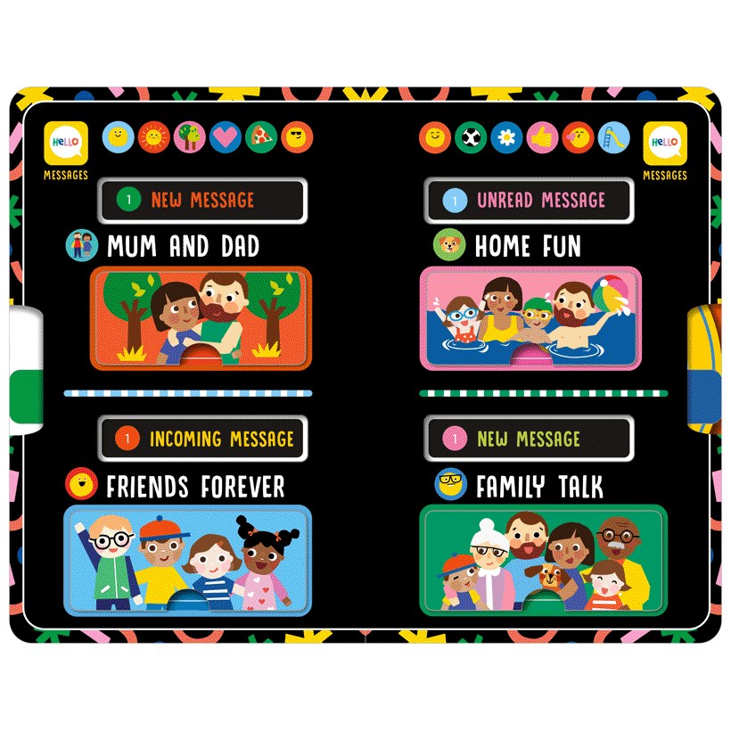 Product image 4 of My First Phone, a board book for ages 0+, by Make Believe Ideas.