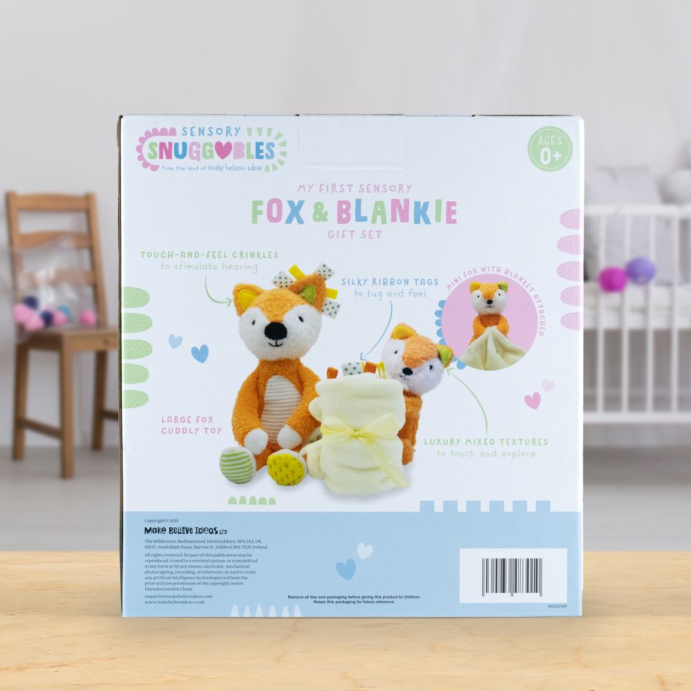 Product image 5 of My First Sensory Fox and Blankie Gift Set, a box set for ages 0+, by Make Believe Ideas.