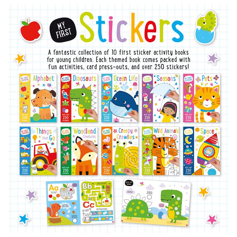 Product image 1 of My First Stickers 10 Set Assortment, a pack for ages 3+, by Make Believe Ideas.