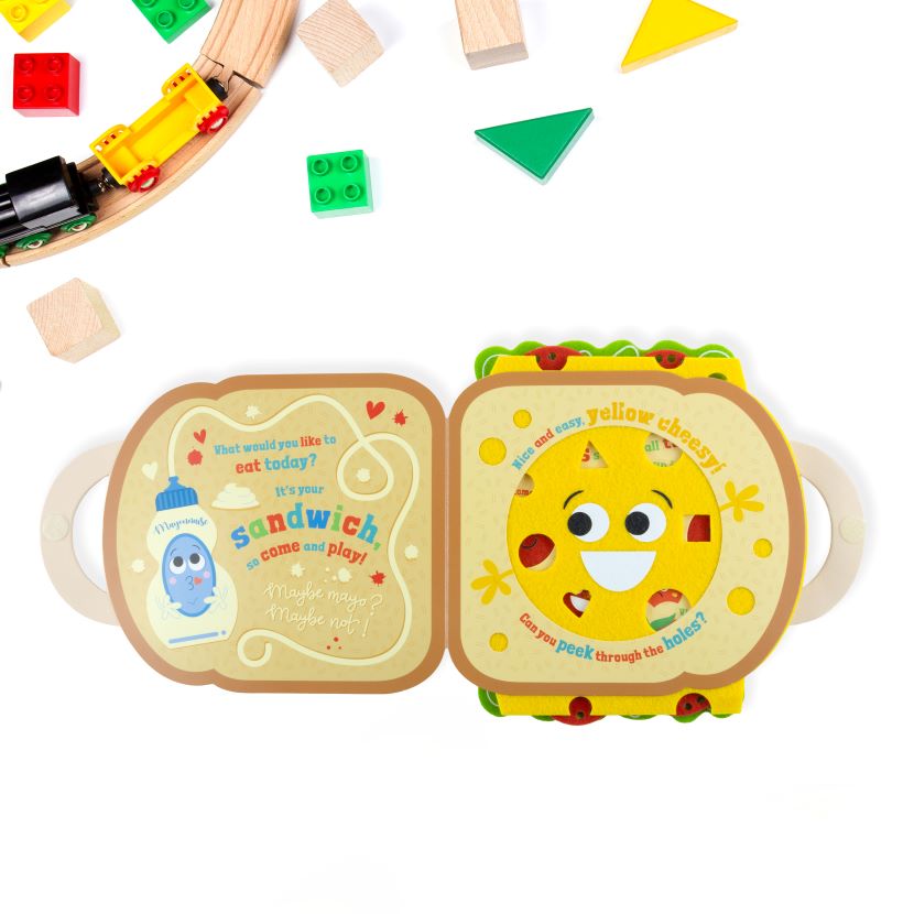 Product image 3 of My Lunch Box Play Book, a board book for ages 3+, by Make Believe Ideas.