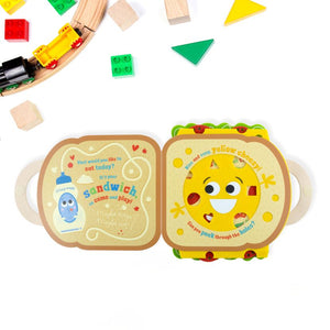 Product image 3 of My Lunch Box Play Book, a board book for ages 3+, by Make Believe Ideas.