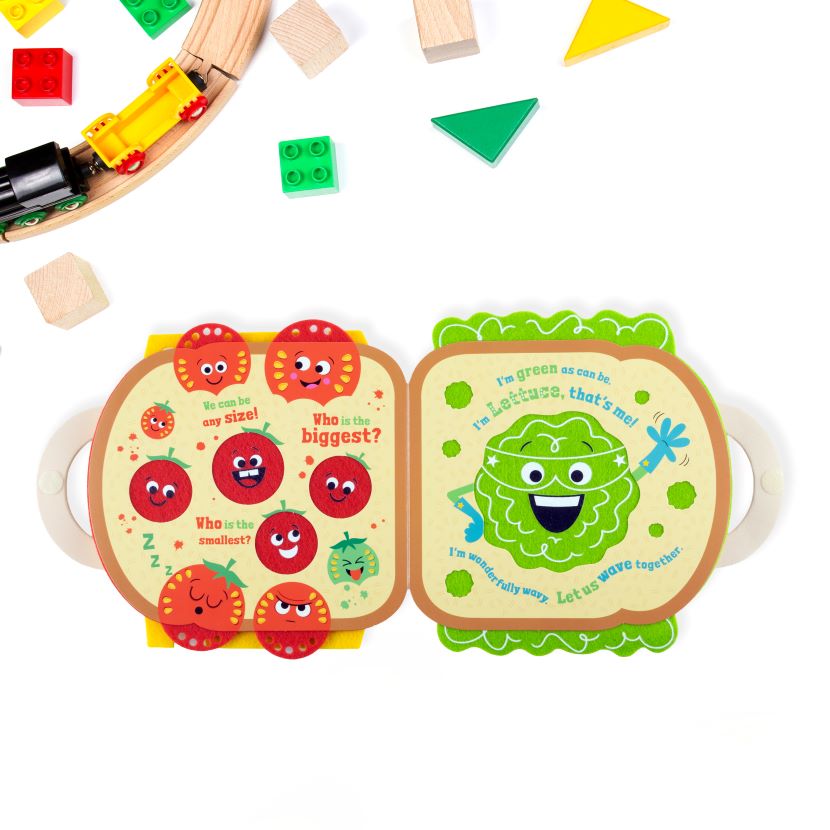 Product image 5 of My Lunch Box Play Book, a board book for ages 3+, by Make Believe Ideas.