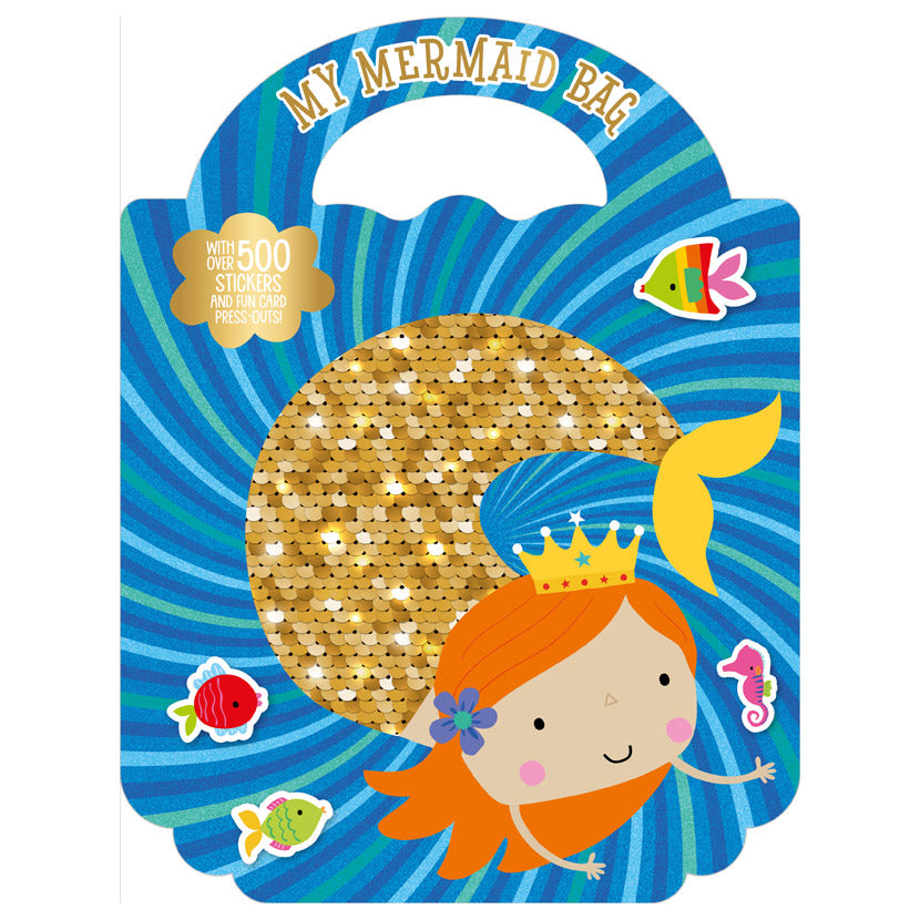 Product image 1 of My Mermaid Bag, a sticker activity book for ages 3+, by Make Believe Ideas.