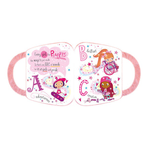 Product image 2 of My Pink and Powerful Alphabet, a board book for ages 3+, by Make Believe Ideas.