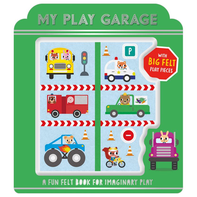 Product image 1 of My Play Garage, a board book for ages 3+, by Make Believe Ideas.