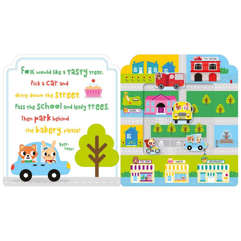 Product image 3 of My Play Garage, a board book for ages 3+, by Make Believe Ideas.