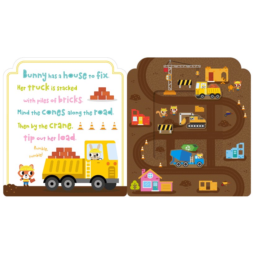 Product image 4 of My Play Garage, a board book for ages 3+, by Make Believe Ideas.