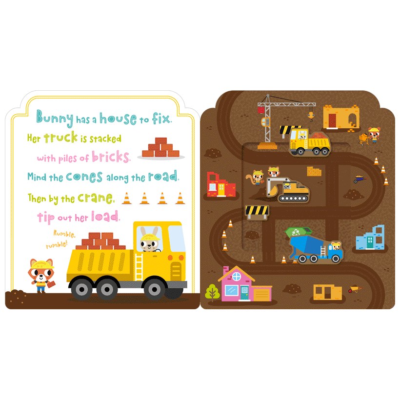 Product image 5 of My Play Garage, a board book for ages 3+, by Make Believe Ideas.