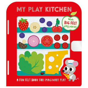 Product image 1 of My Play Kitchen, a board book for ages 3+, by Make Believe Ideas.