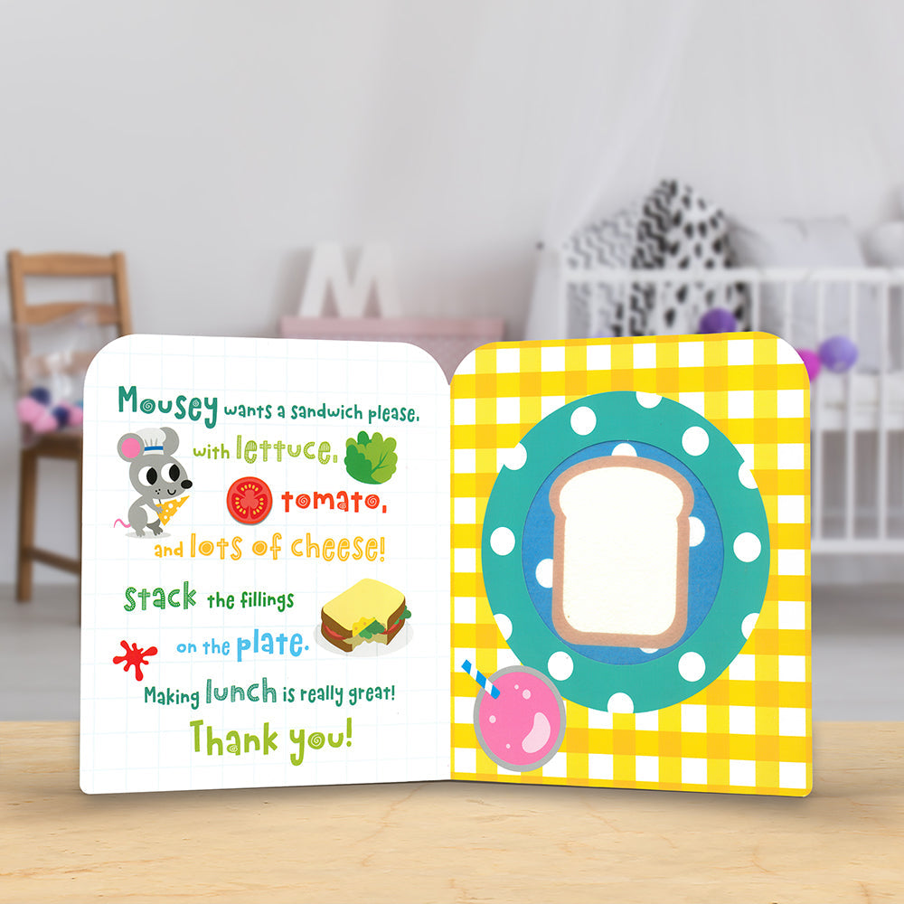 Product image 5 of My Play Kitchen, a board book for ages 3+, by Make Believe Ideas.