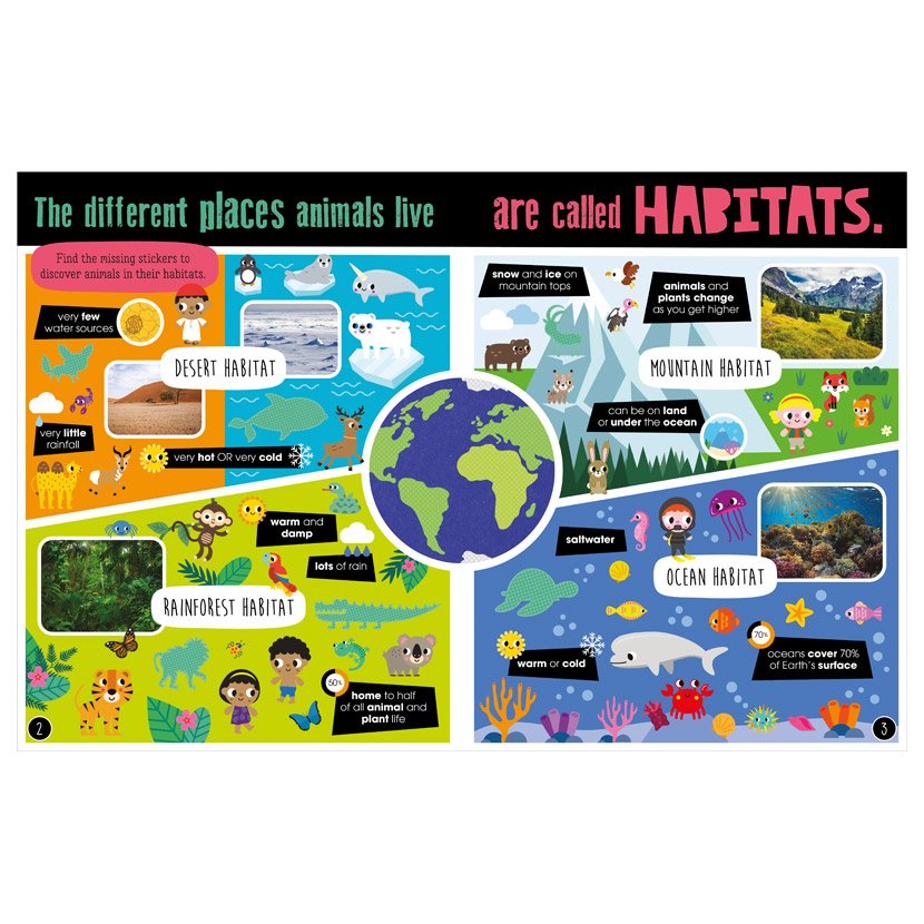 Product image 2 of My Precious Planet Helping save our animals activity book, a sticker activity book for ages 4+, by Make Believe Ideas.