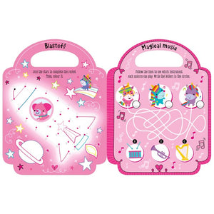 Product image 2 of My Pretty Pink Activity Book, a sticker activity book for ages 4+, by Make Believe Ideas.