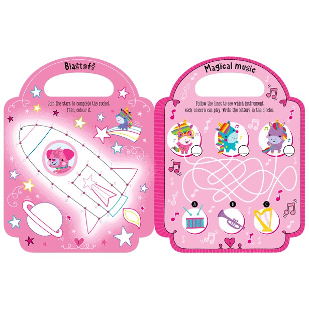 Product image 3 of My Pretty Pink Activity Book, a sticker activity book for ages 4+, by Make Believe Ideas.