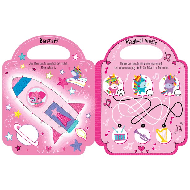 Product image 5 of My Pretty Pink Activity Book, a sticker activity book for ages 4+, by Make Believe Ideas.