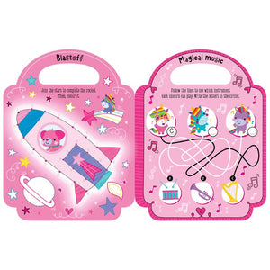 Product image 5 of My Pretty Pink Activity Book, a sticker activity book for ages 4+, by Make Believe Ideas.