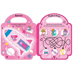 Product image 7 of My Pretty Pink Activity Book, a sticker activity book for ages 4+, by Make Believe Ideas.