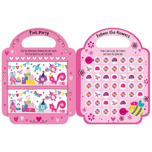 Product image 8 of My Pretty Pink Activity Book, a sticker activity book for ages 4+, by Make Believe Ideas.