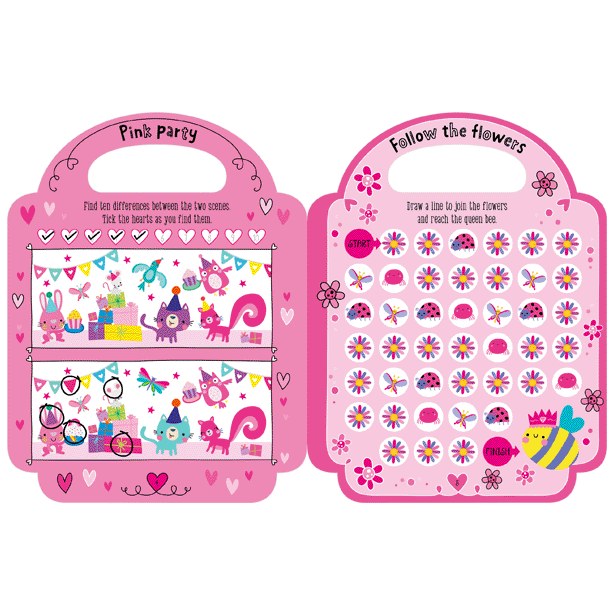 Product image 9 of My Pretty Pink Activity Book, a sticker activity book for ages 4+, by Make Believe Ideas.