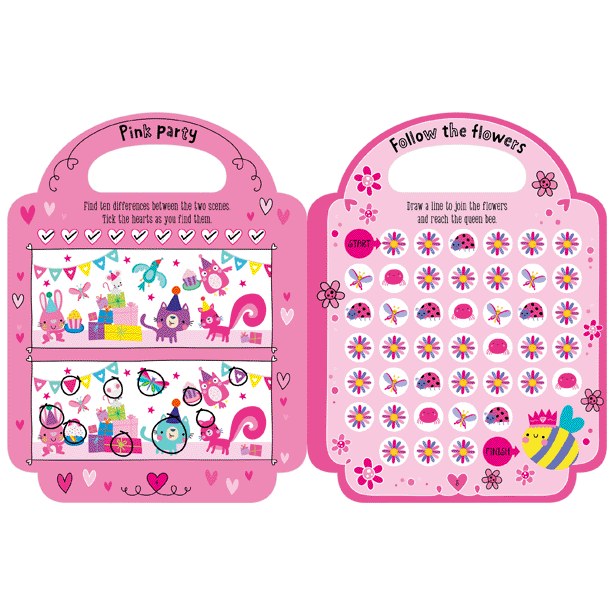 Product image 10 of My Pretty Pink Activity Book, a sticker activity book for ages 4+, by Make Believe Ideas.