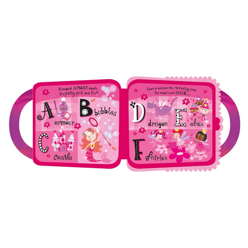 Product image 2 of My Pretty Pink Magical ABC Bag, a board book for ages 3+, by Make Believe Ideas.