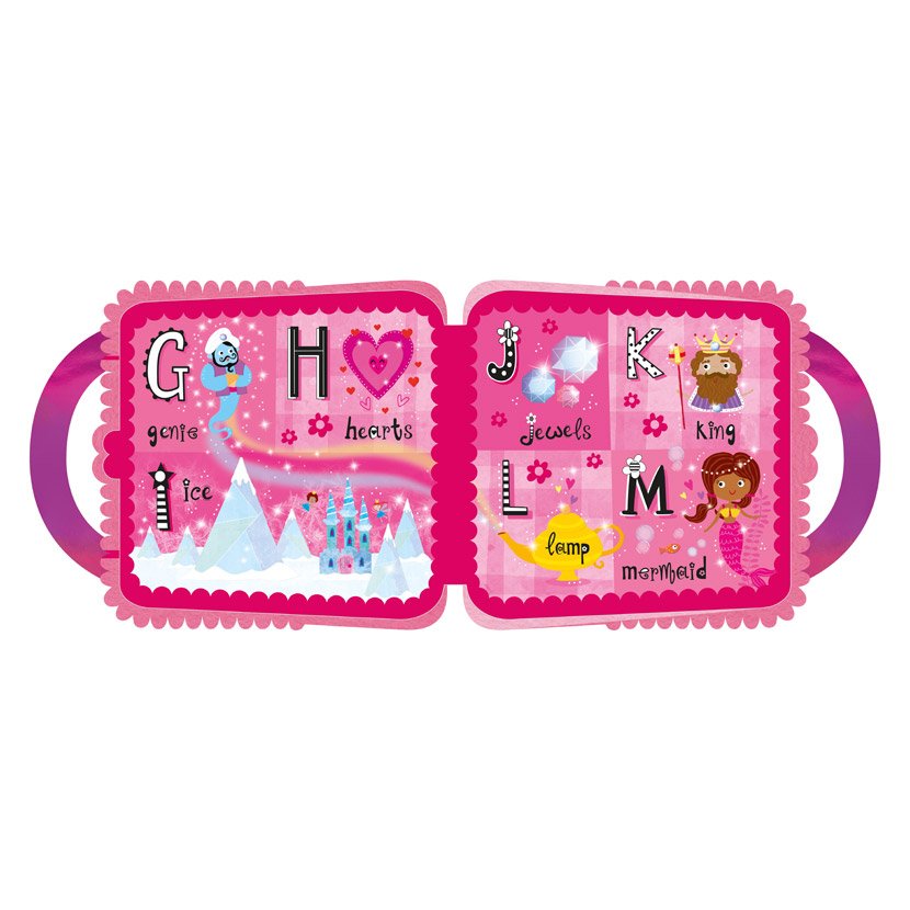 Product image 3 of My Pretty Pink Magical ABC Bag, a board book for ages 3+, by Make Believe Ideas.