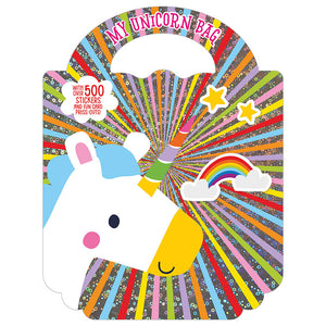 Product image 1 of My Unicorn Bag, a sticker activity book for ages 3+, by Make Believe Ideas.