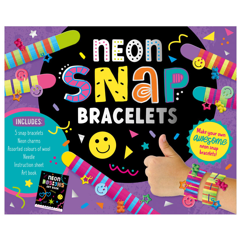 Product image 1 of Neon Snap Bracelets, a box set for ages 6+, by Make Believe Ideas.
