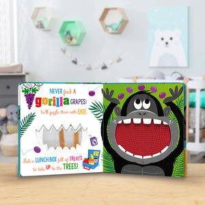 Product image 4 of Never Feed a Lion!, a board book for ages 0+, by Make Believe Ideas.