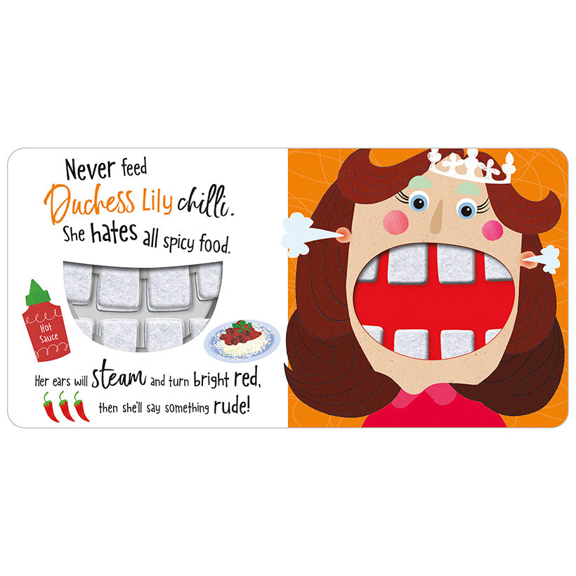 Product image 3 of Never Feed a Queen a Jellybean, a board book for ages 0+, by Make Believe Ideas.