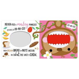 Product image 4 of Never Feed a Tiger!, a board book for ages 0+, by Make Believe Ideas.
