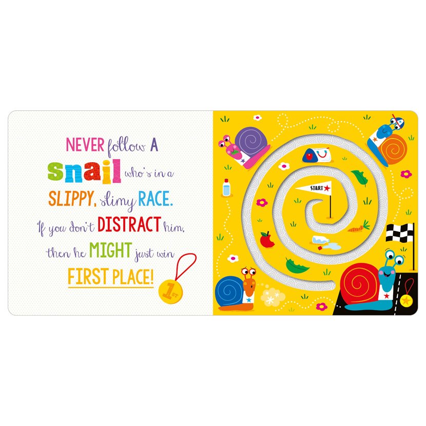Product image 3 of Never Follow a Spider!, a board book for ages 0+, by Make Believe Ideas.