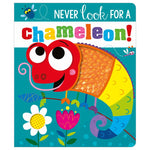 Product image 1 of Never Look for a Chameleon!, a board book for ages 0+, by Make Believe Ideas.