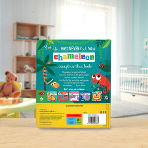 Product image 6 of Never Look for a Chameleon!, a board book for ages 0+, by Make Believe Ideas.