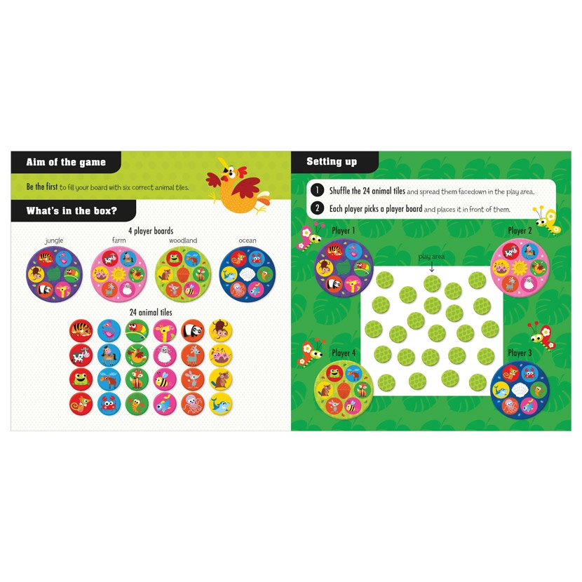 Product image 3 of Never Play Bingo with a Tiger, a game for ages 3+, by Make Believe Ideas.