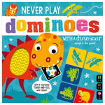 Product image 1 of Never Play Dominoes with a Dinosaur, a game for ages 3+, by Make Believe Ideas.