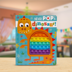 Product image 2 of Never Pop a Dinosaur!, a board book for ages 0+, by Make Believe Ideas.
