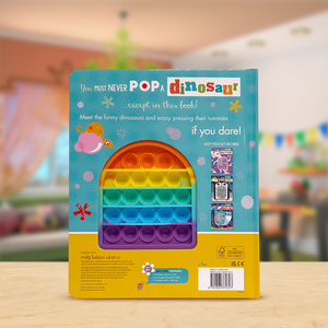 Product image 5 of Never Pop a Dinosaur!, a board book for ages 0+, by Make Believe Ideas.