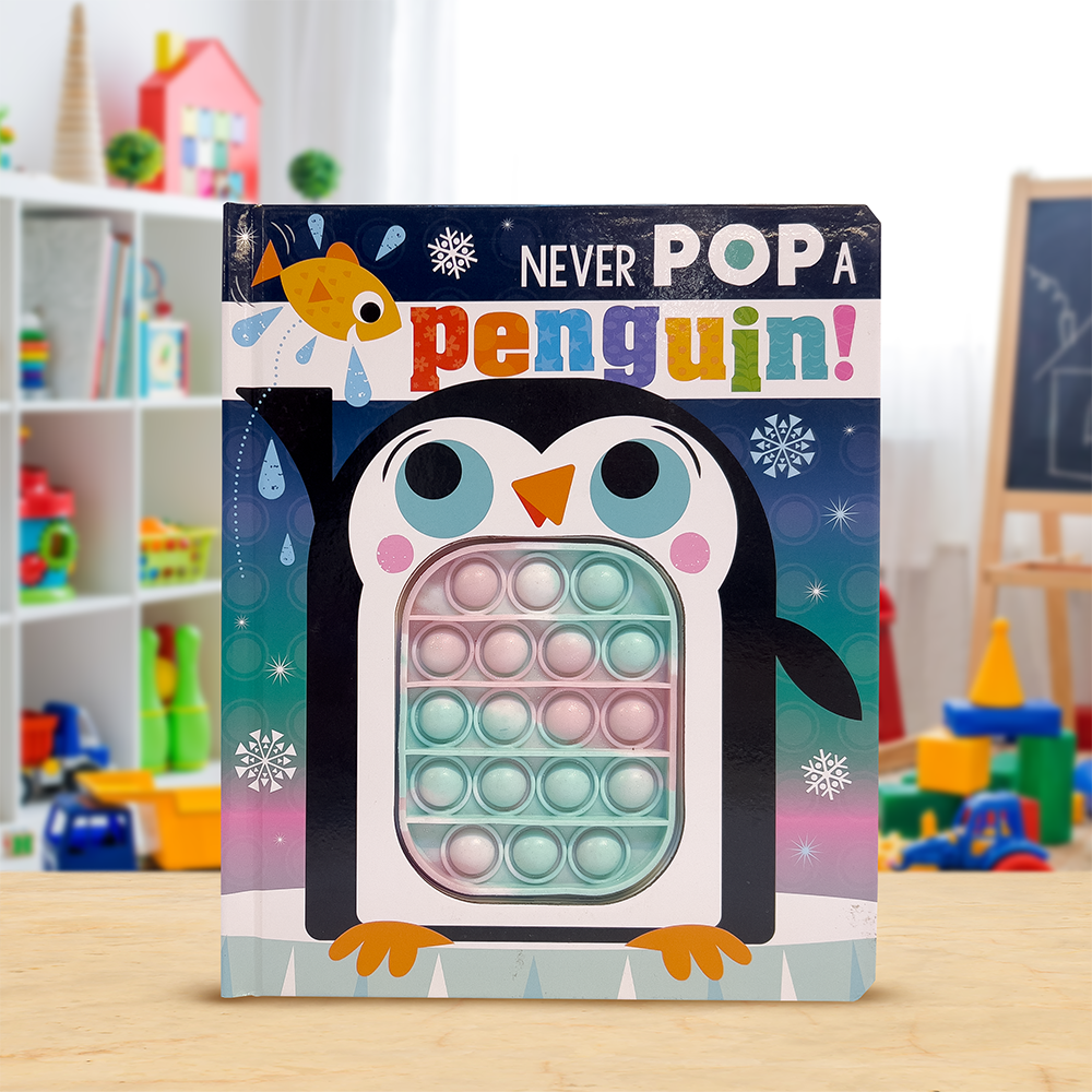 Product image 2 of Never Pop a Penguin!, a board book for ages 0+, by Make Believe Ideas.