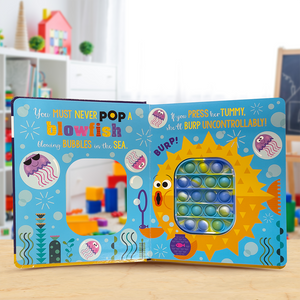 Product image 3 of Never Pop a Shark!, a board book for ages 0+, by Make Believe Ideas.
