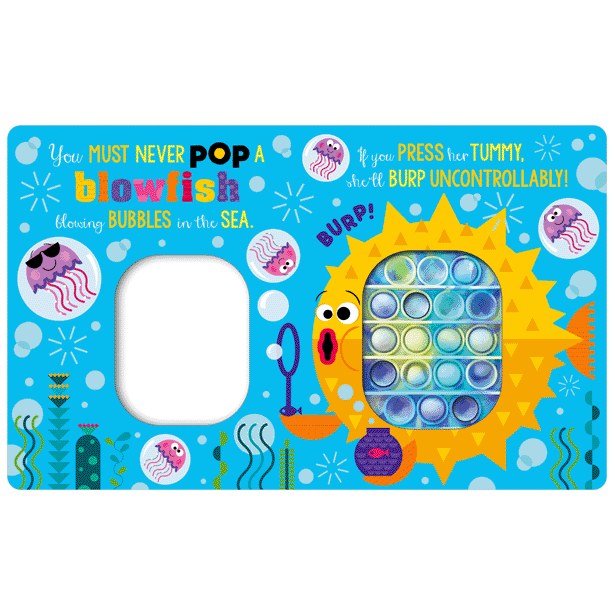 Product image 7 of Never Pop a Shark!, a board book for ages 0+, by Make Believe Ideas.