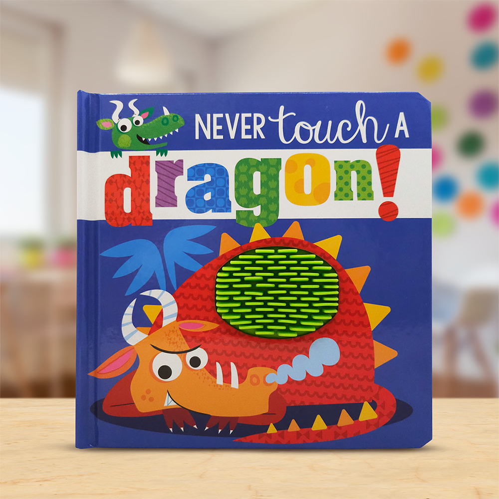 Product image 2 of Never Touch a Dragon!, a board book for ages 0+, by Make Believe Ideas.